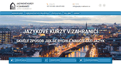 Desktop Screenshot of jazyky-v-zahranici.cz